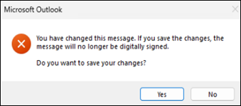 SMIME signed OME email error