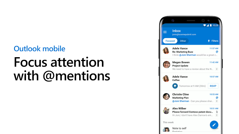 Thumbnail for Focus attention with @mentions video