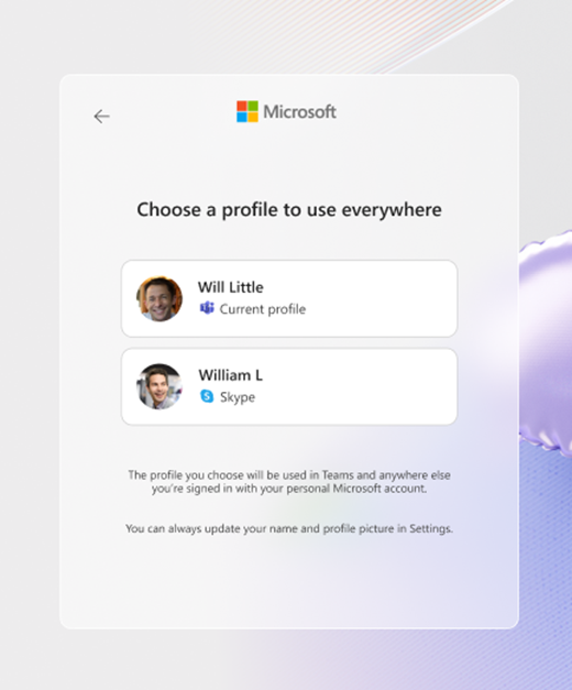 Skype Teams logo with login fields