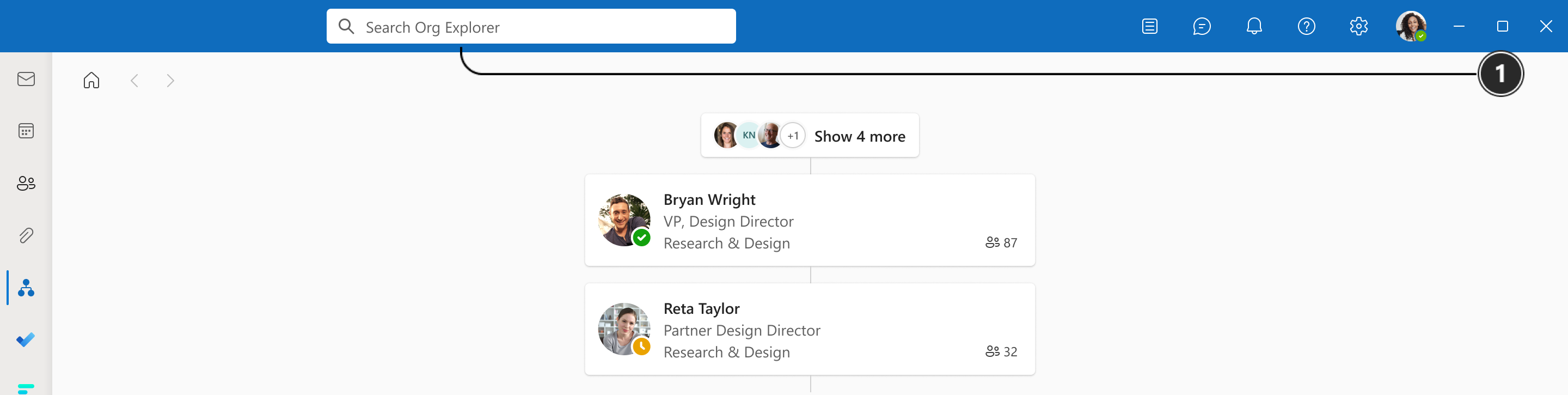 Org Explorer in Outlook
